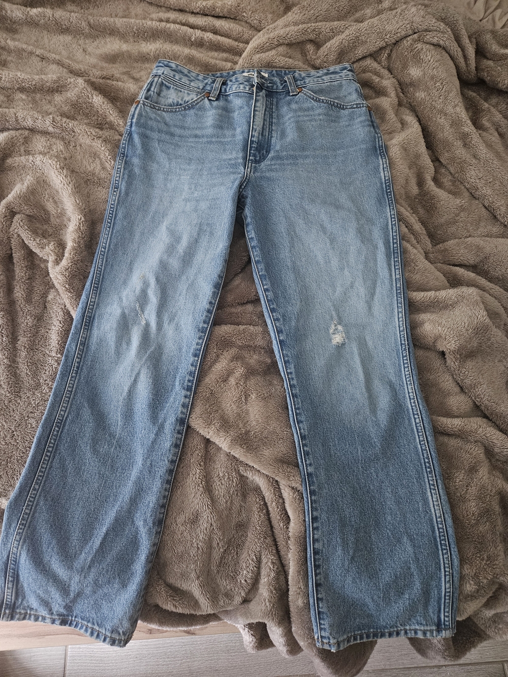 Wrangler Light Blue Women's Wide Leg Jeans